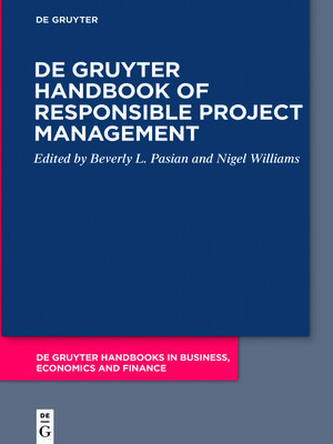 cover image of De Gruyter Handbook of Responsible Project Management